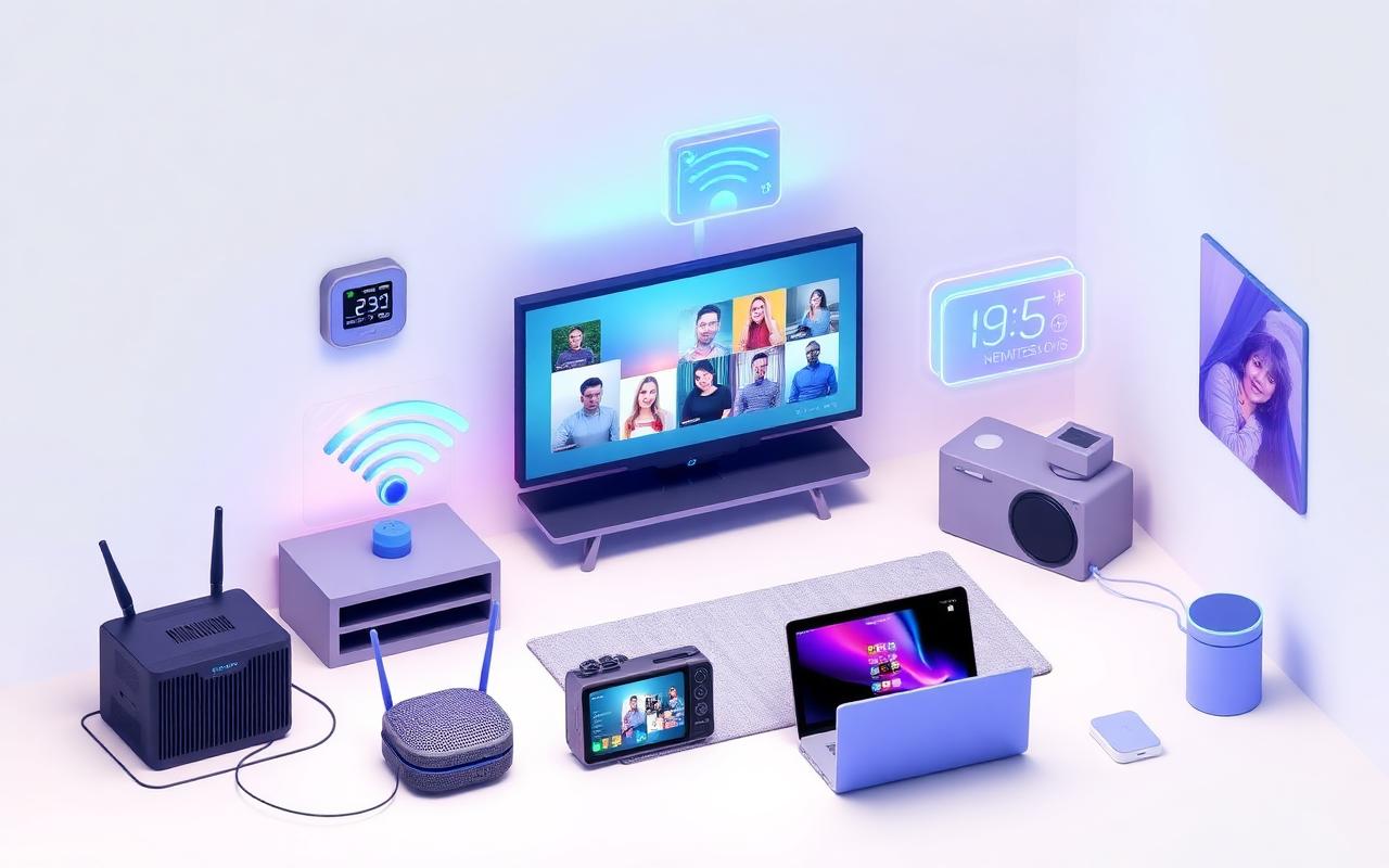 家庭数字生活中心：Mesh Wi-Fi、NAS、智能家居与影音设备互联